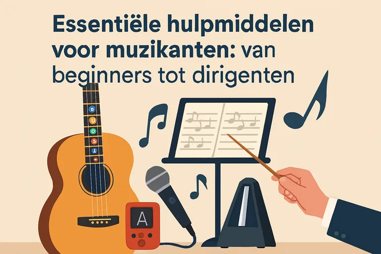 Essentiële hulpmiddelen voor muzikanten: van beginners tot dirigenten